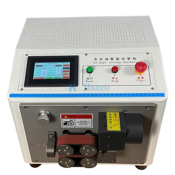 Máy Cắt Ống Nhựa & Vật Liệu Mềm HS-C01 – Độ Chính Xác Cao, Điều Khiển HMI